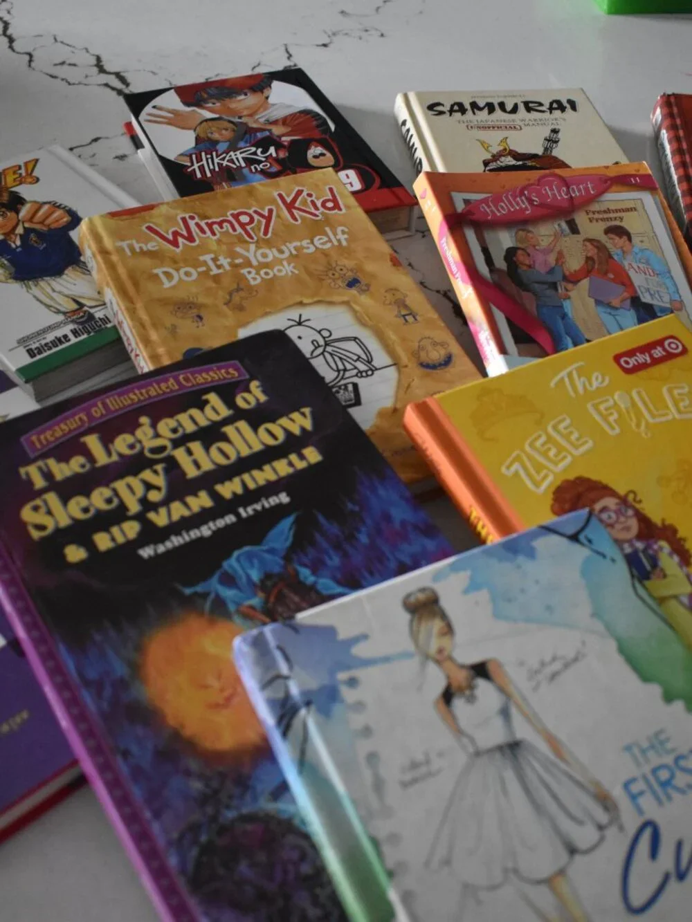 13 Kids Tween Books Bundle Lot Lot Diary Wimpy Kid Manga Classic Fiction Chapter